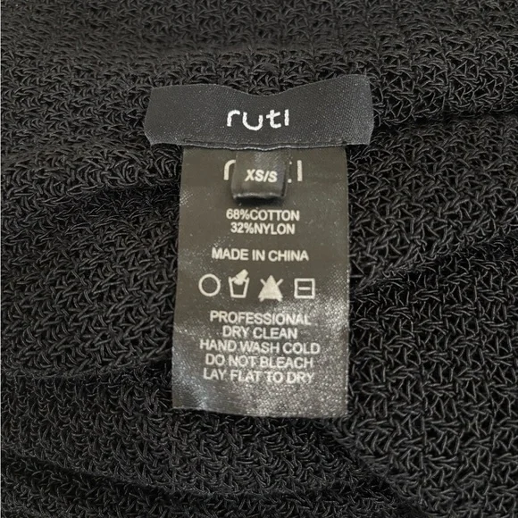 Ruti Haven Wrap Knit Cardigan in Black Size XS/S - Picture 8 of 8